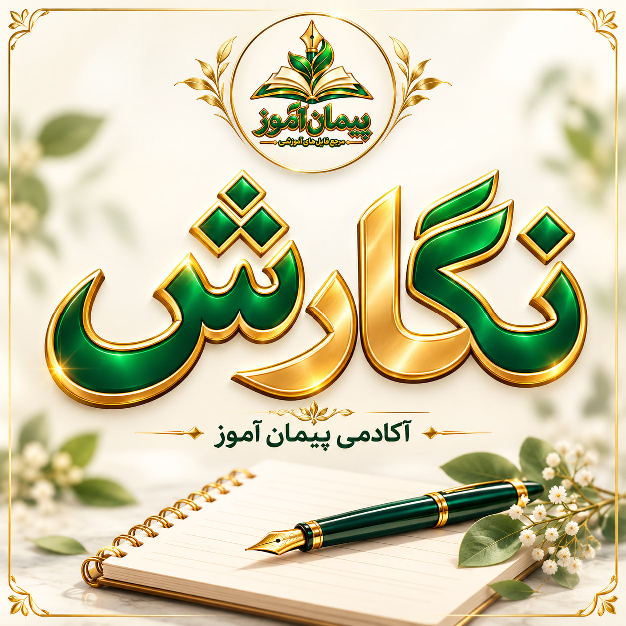 طرح درس تمام ساحتی آموزش نگارش فارسی کلاس دوم