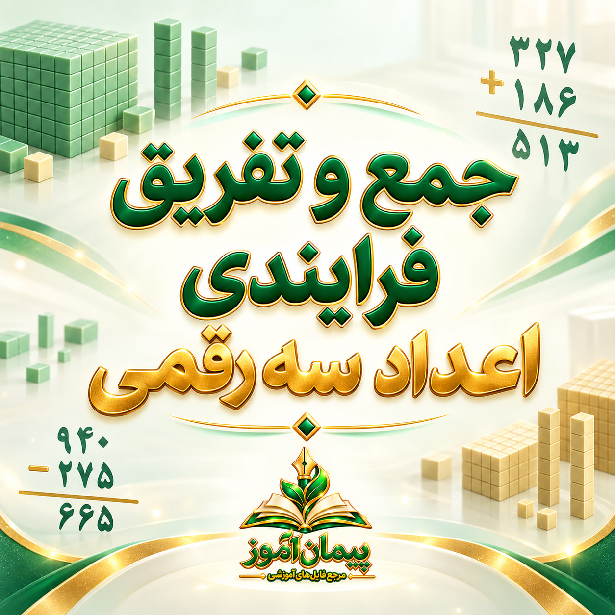 طرح درس تمام ساحتی جمع و تفریق فرایندی اعداد سه رقمی | ریاضی دوم دبستان | ویژه جشنواره ها و ارزشیابی‌های برتر